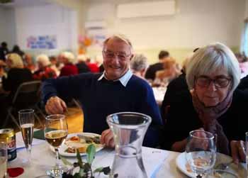Fest i bygdegården